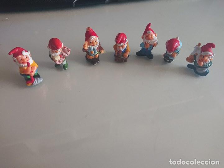 Figuras de Goma Kinder: Lote de 7 FIGURAS ENANITOS  DE HUEVOS KINDER  , LEER DESCRIPCION
