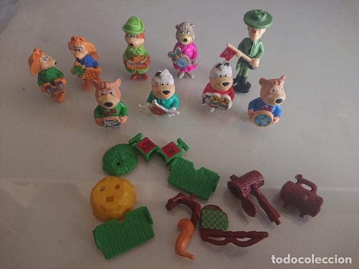 Figuras de Goma Kinder: Lote de 9 FIGURAS OSOS DE HUEVOS KINDER , LEER DESCRIPCION