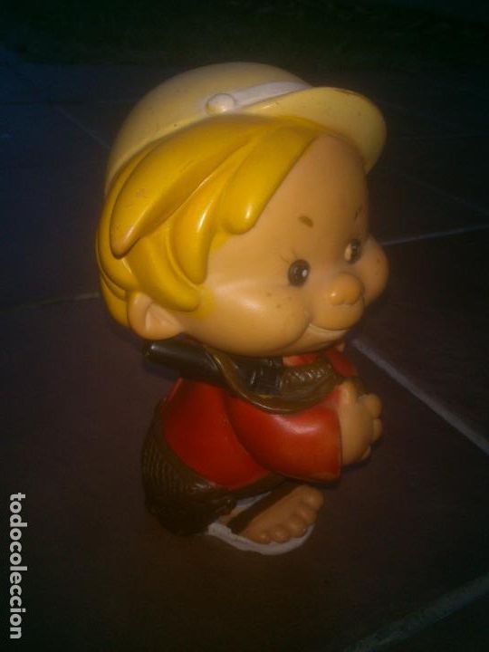 Figuras de goma y PVC: MU&Ntilde;ECO DE GOMA ESPA&Ntilde;A CON CHIFLA - Foto 3