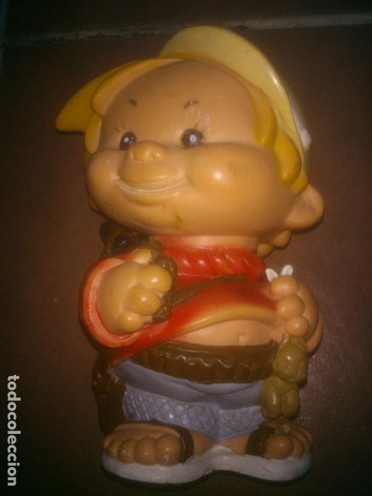 Figuras de goma y PVC: MU&Ntilde;ECO DE GOMA ESPA&Ntilde;A CON CHIFLA - Foto 1
