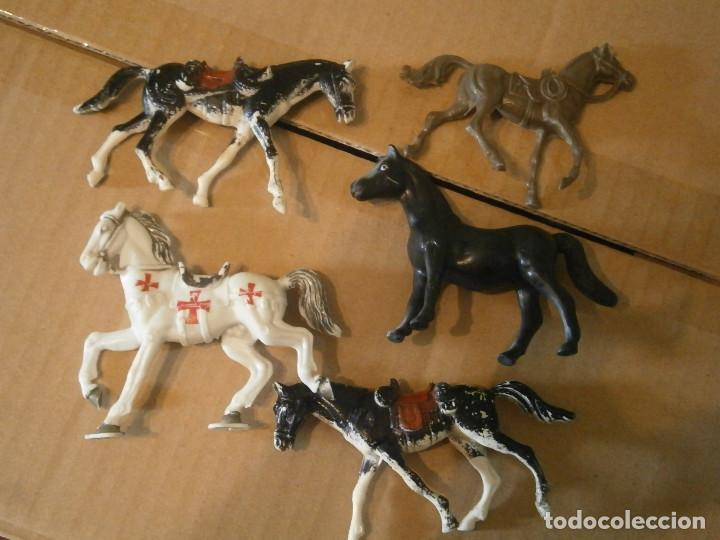 Rubber and PVC Figures: LOTE DE CABALLOS A&Ntilde;OS 80 90&iexcl;&iexcl;