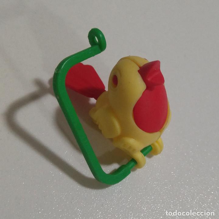 Figuras de Goma Kinder: spajaro canario kinder amarillo montable 90 bird pajarito