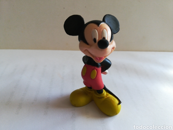 Figuras de goma y PVC: Figura pvc Disney Mickey mouse ( bully) - Foto 1