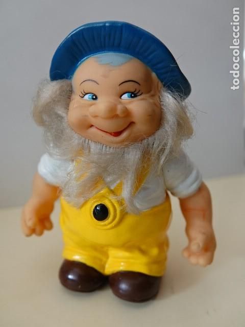 Figuras de goma y PVC: Eugene Doll co. a&ntilde;o 1993 enanito con barba de goma