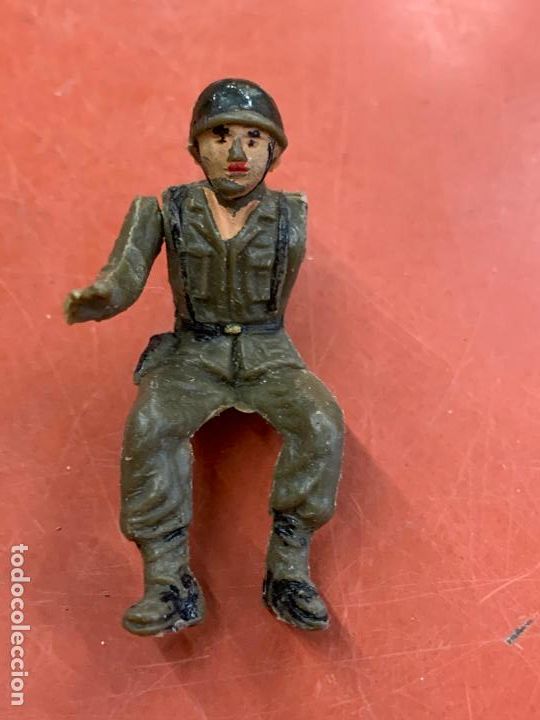 Figuras de Borracha e PVC: Soldado en plastico o PVC..., mide unos 5cms de altura, ver fotos