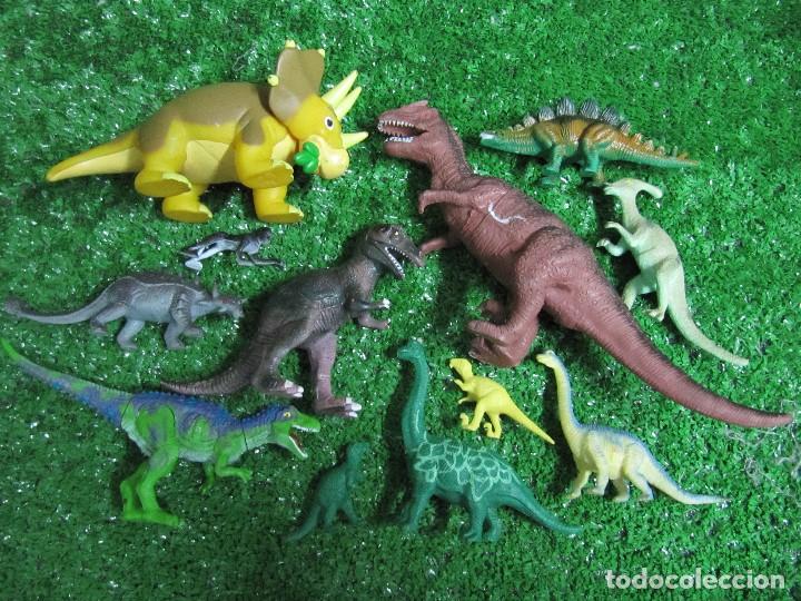lote 11 figuras dinosaurios diferentes marcas - Acheter Autres figurines en  caoutchouc et PVC sur todocoleccion