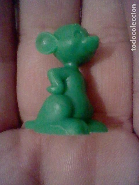 Figuras de Goma y PVC: DUNKIN FIGURA CHICLES PASTELITOS WARNER CANGURO VERDE  ORIGINAL VINTAGE 3 CMS ALTO