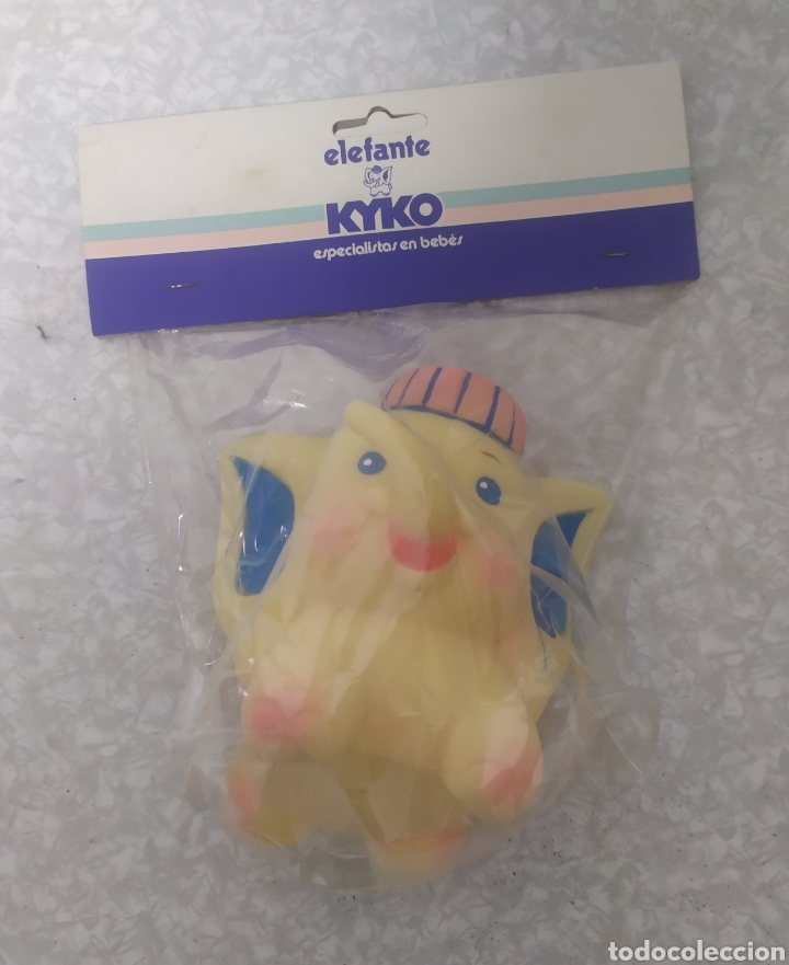 Figuras de goma y PVC: ANTIGUO ELEFANTE GOMA - MARCA KYKO - SIN USO - DESCATALOGADO - A&Ntilde;OS 80