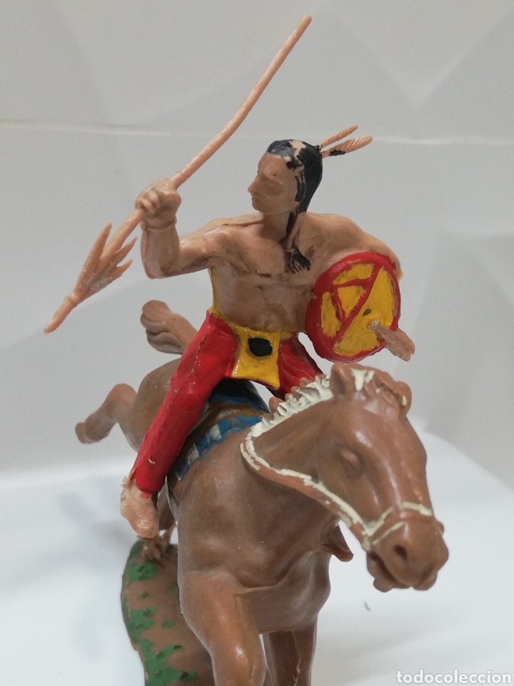 Figuras de goma y PVC: Reamsa indio siux a caballo - Foto 3