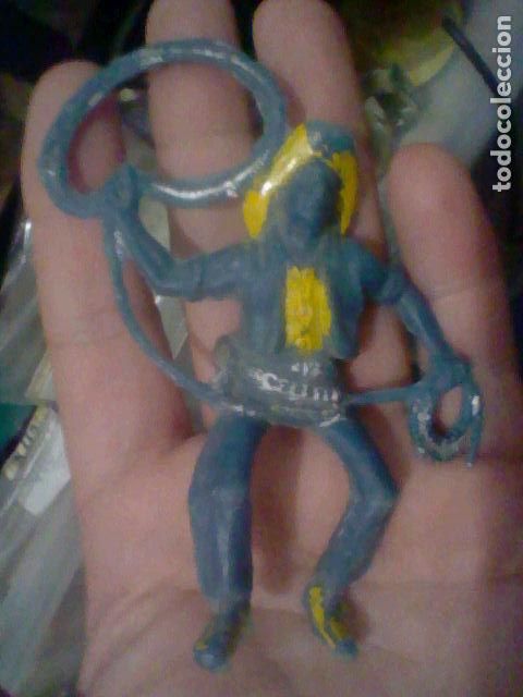 Rubber and PVC Figures: JINETE COWBOY VAQUERO 9 CMS GRAN TAMA&Ntilde;O VINTAGE FIGURA PL&Aacute;STICO
