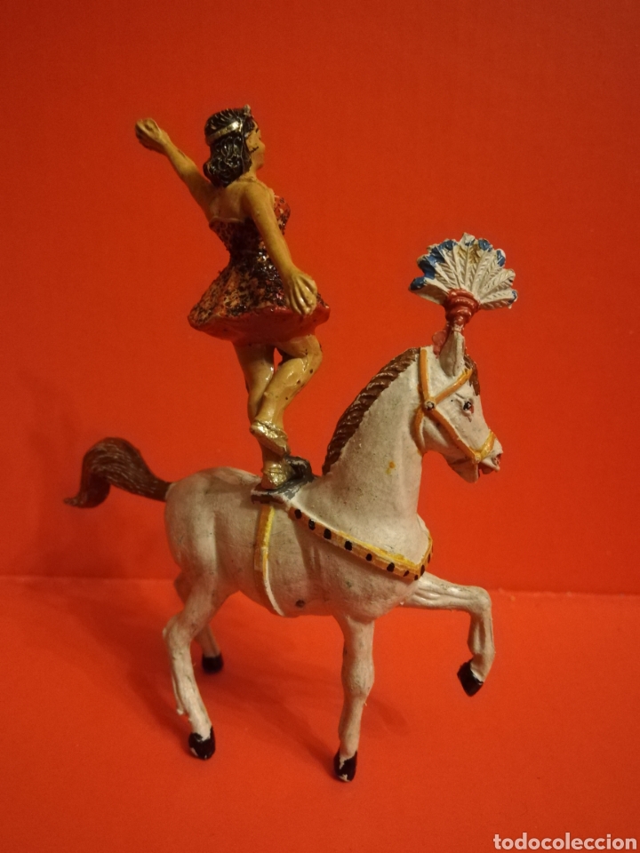 Figuras de goma y PVC: Jecsan circo equilibrista a caballo - Foto 3
