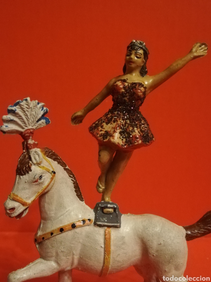 Figuras de goma y PVC: Jecsan circo equilibrista a caballo - Foto 4