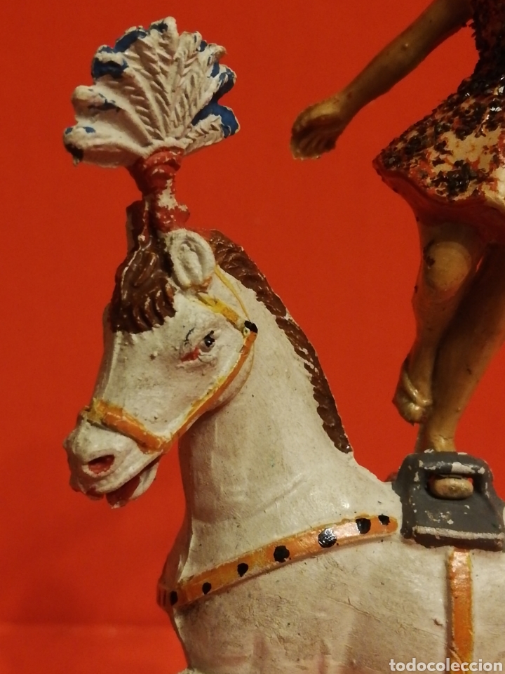 Figuras de goma y PVC: Jecsan circo equilibrista a caballo - Foto 6