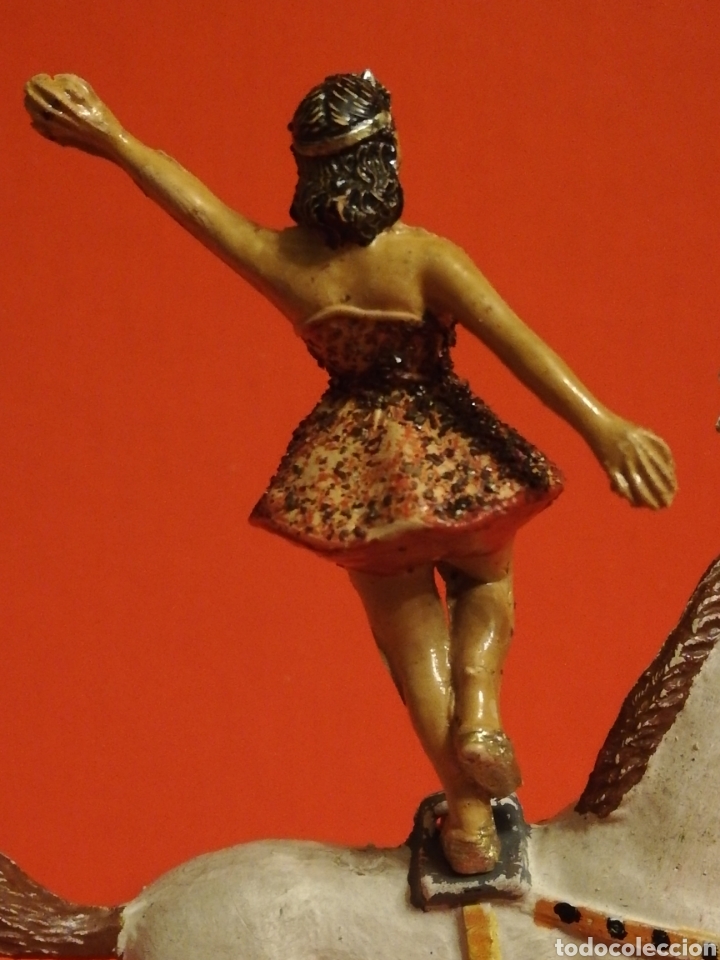Figuras de goma y PVC: Jecsan circo equilibrista a caballo - Foto 7