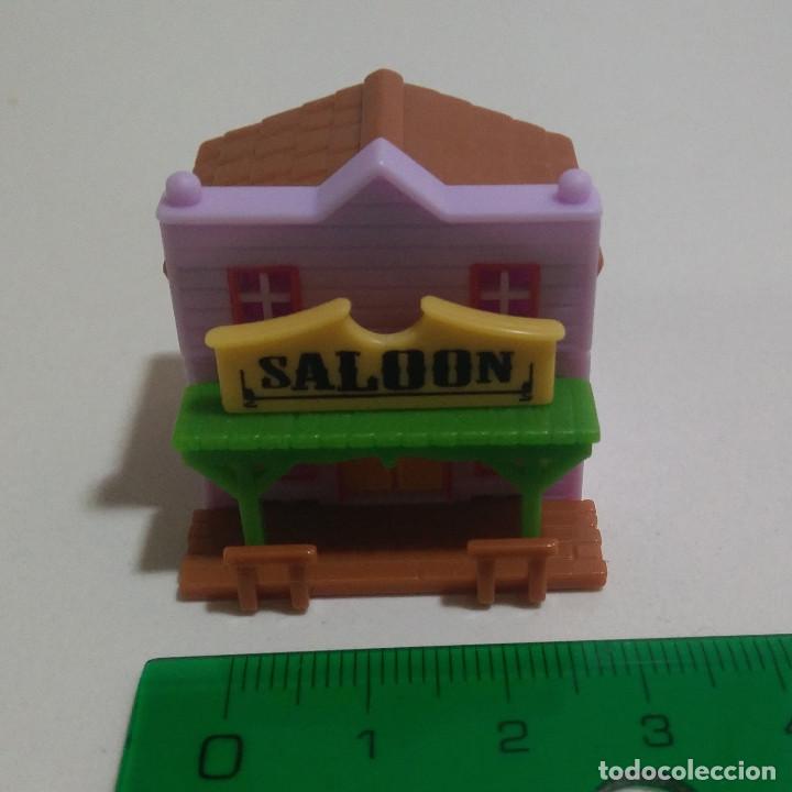 Kinder &Uuml;berraschung: salooon far west oeste kinder ferrero diorama mini miniatura casita escenario escala