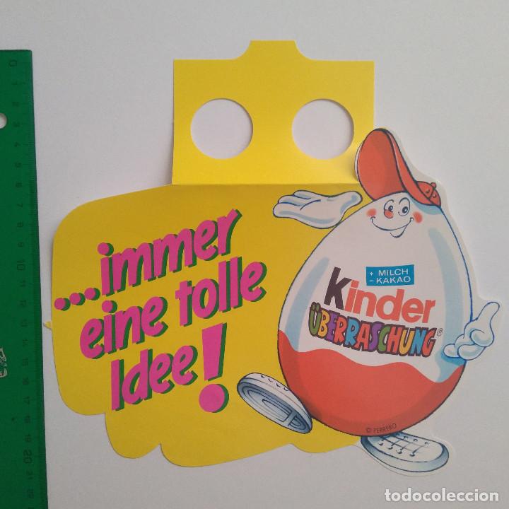 Figuras de Goma Kinder: kinder publicidad display publicitario promocion promo kinderino mascota mascot huevo