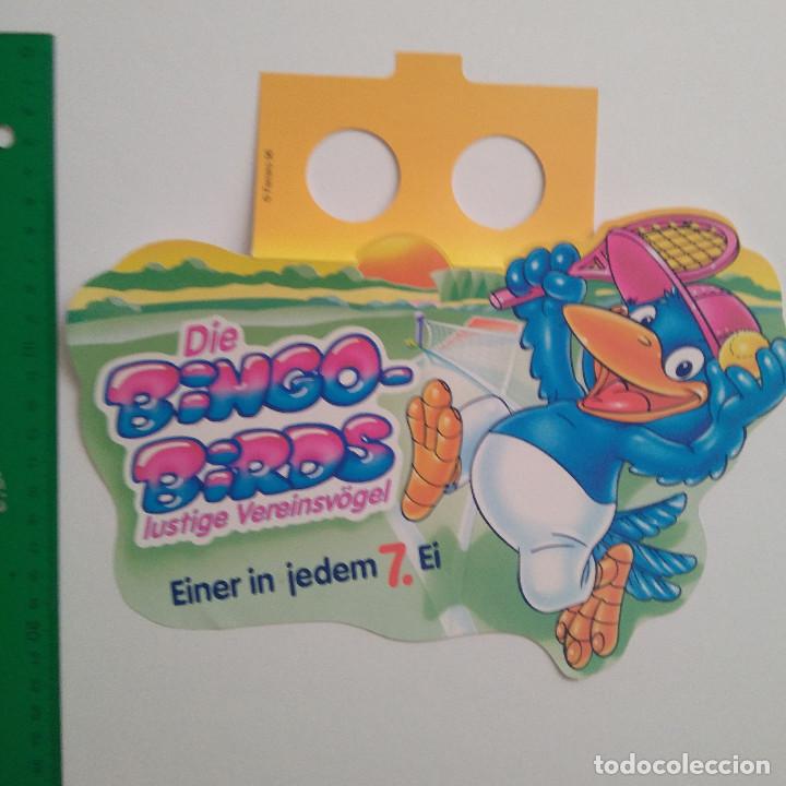 Figuras de Goma Kinder: kinder publicidad display publicitario promocion promo pajaros tenis cuervos