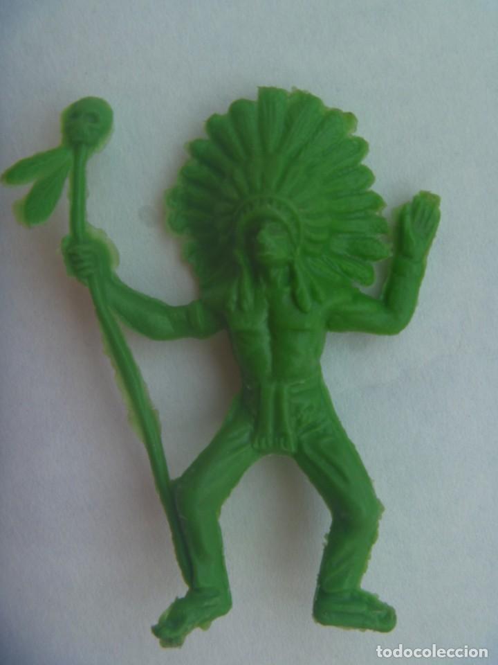 Figuras de goma y PVC: FIGURA DE PLASTICO DEL OESTE : INDIO , DE COMANSI ( SIN MARCA  ) - Foto 1