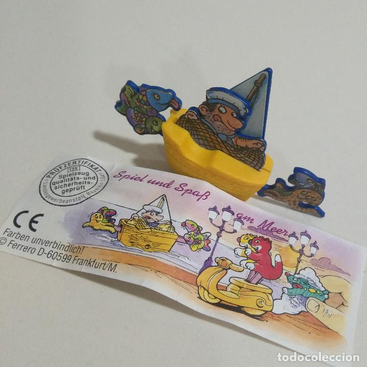 Figuras de Goma Kinder: kinder montable marinero marino bpz papel ferrero