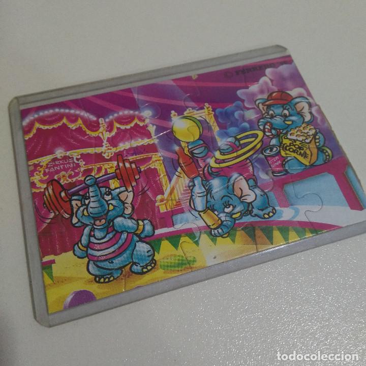 Figuras de Goma Kinder: kinder puzzle elefantes funny fanten circo circenses ferrero bpz papel puzle