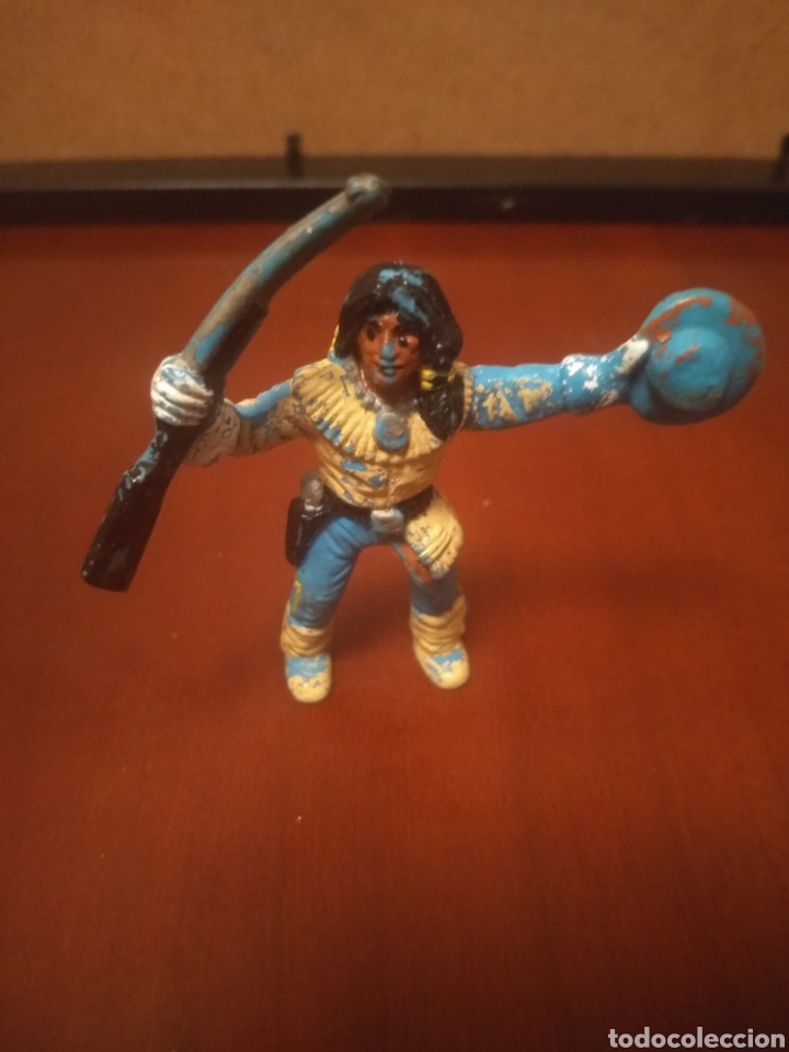 Figuras de goma y PVC: Mu&ntilde;eco de Comansi Indio - Foto 2