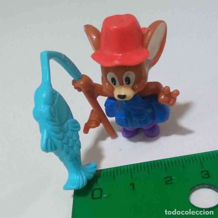 Figuras de Goma Kinder: tom jerry kinder mu&ntilde;eco raton pescador pez figura montable pesca hanna barbera