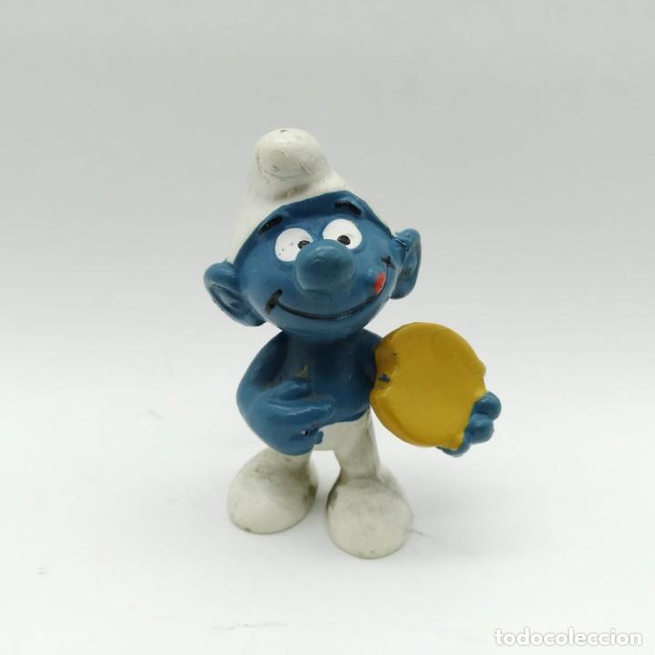 Figuras de goma y PVC: Pitufo glot&oacute;n de los Pitufos - Foto 1