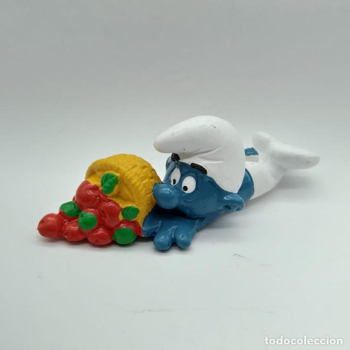Figuras de goma y PVC: Pitufo torpe - patoso de los Pitufos - Foto 1