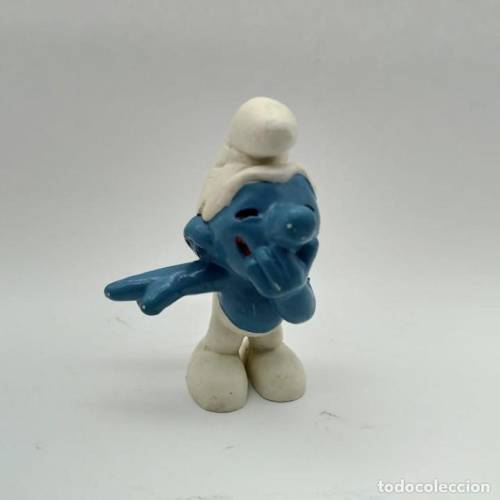 Figuras de goma y PVC: Pitufo bromista de los Pitufos - Foto 1