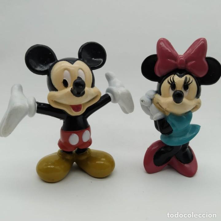 Figuras de goma y PVC: Mickey Mouse y Minnie Mouse - Foto 1