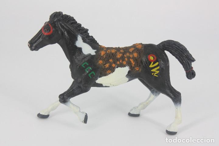 Figuras de Goma y PVC: Figura caballo indio set del oeste - Plastoy
