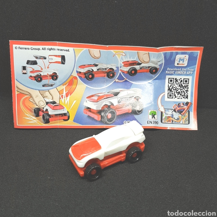 Figure di Gomma e PVC: (C-29) KINDER + BPZ. EN390 HOTWHEELS