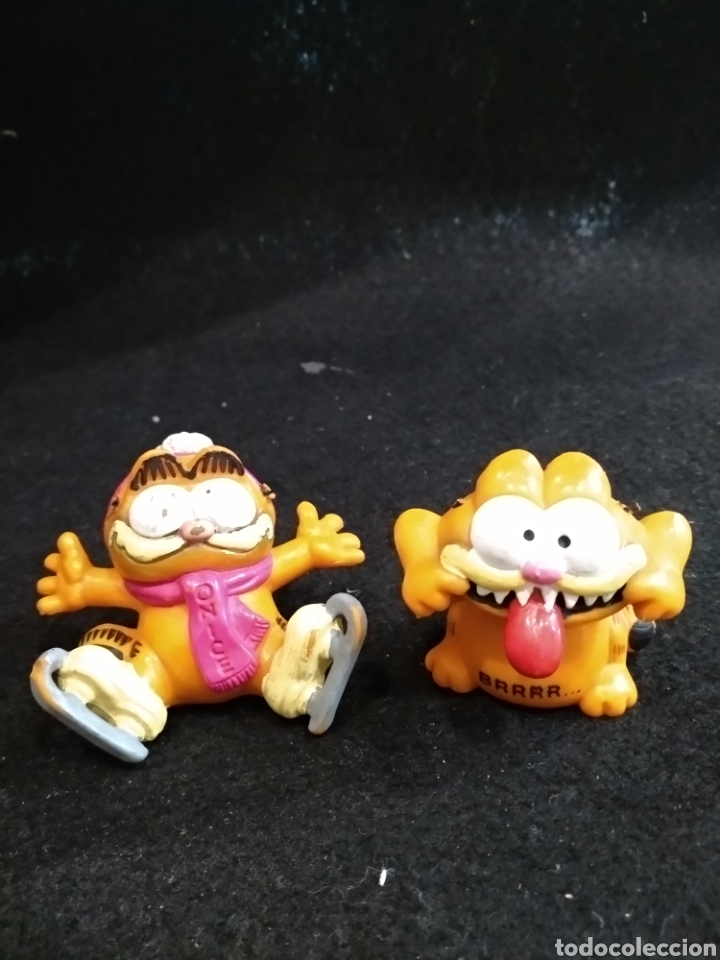 Figuras de goma y PVC: 2 figuras Garfield bully - Foto 1
