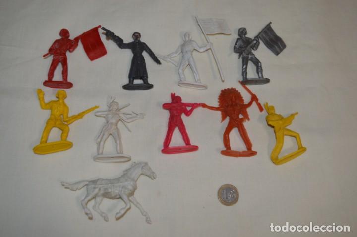 Figuras de Goma y PVC: Lote de COMANSI - Figuras variadas / SOLDADOS e INDIOS - ¡Mirar fotos y detalles! - Foto 1 - 194775692