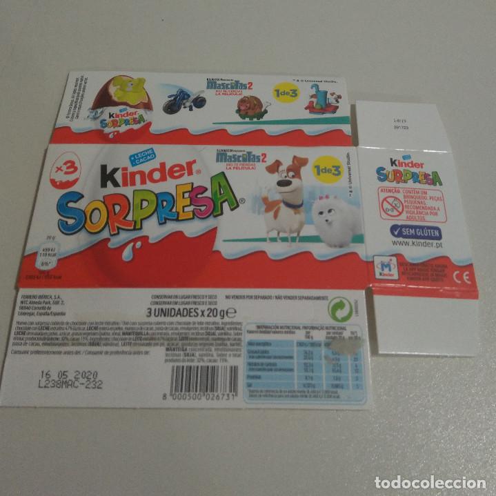 Figure di Gomma e PVC: BO&Icirc;TE Espagne kinder ferrero pets mascotas 2 caja box empty spain spanish