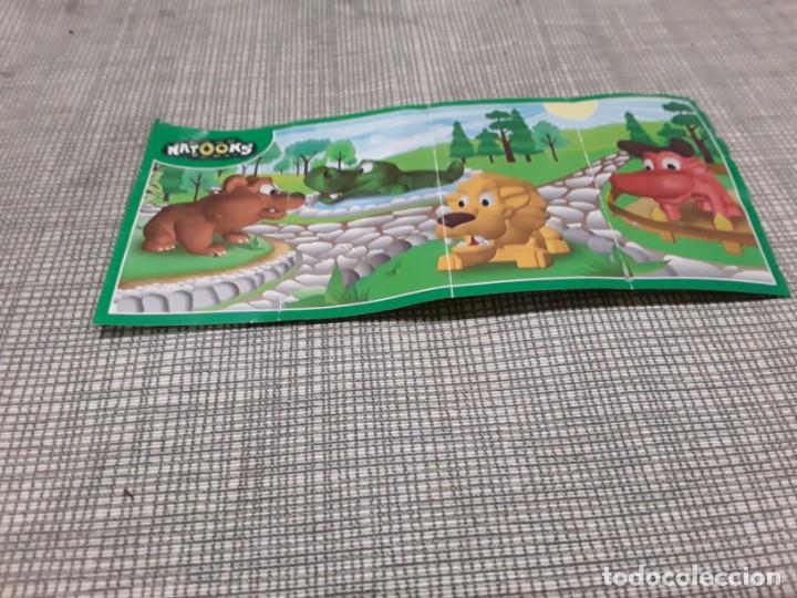 Figure di Gomma e PVC: Serie de kinder de papel de la serie animales del bosque