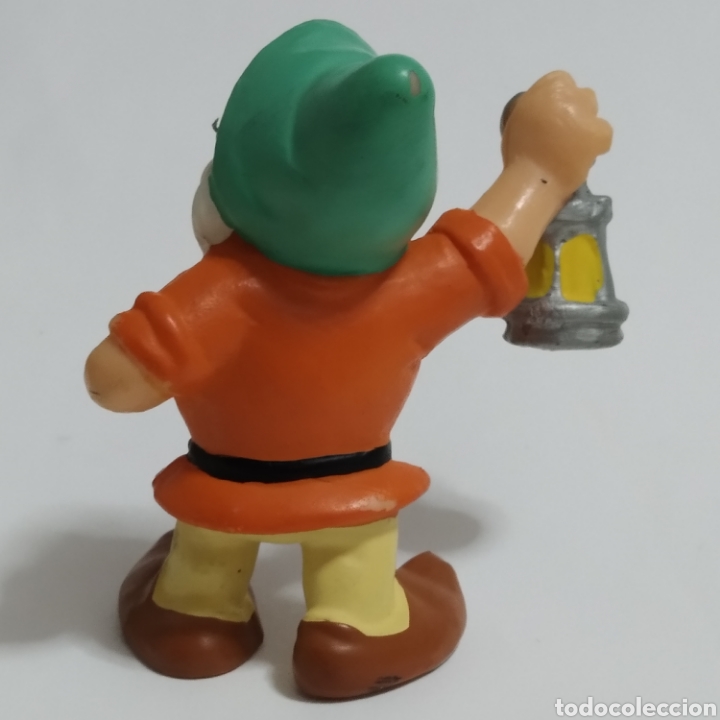 Figuras de goma y PVC: Enanito Sabio con farol / linterna de BULLYLAND - Foto 2