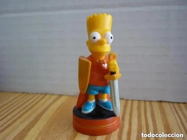 Figuras de goma y PVC: FIGURA AJEDREZ BART SIMPSON 2001. - Foto 1