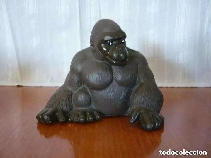 Figuras de goma y PVC: Figura de gorila - sin marca - 7 cm - Foto 1