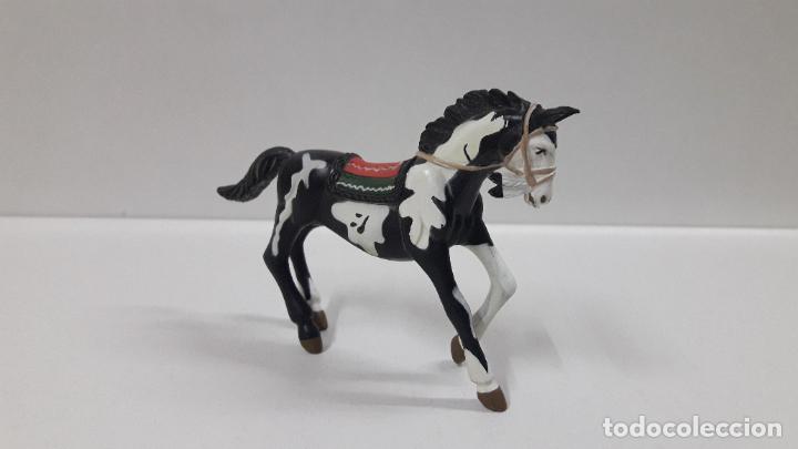Figuras de goma y PVC: GUERREROS INDIOS Y CABALLO . COMANSI - Foto 4