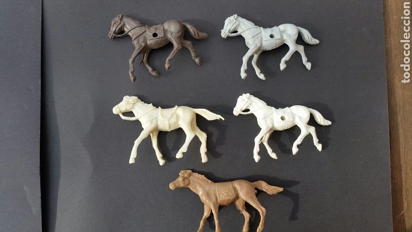 Figuras de goma y PVC: LOTE FIGURAS OESTE PL&Aacute;STICO pvc COMANSI - Foto 5