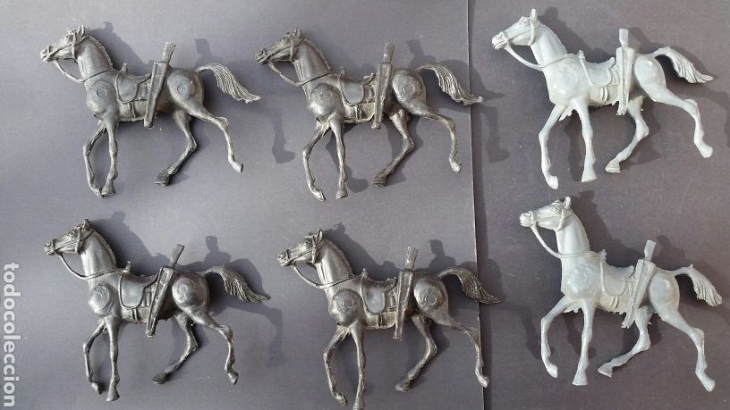 Figuras de goma y PVC: LOTE FIGURAS OESTE PL&Aacute;STICO pvc COMANSI - Foto 7