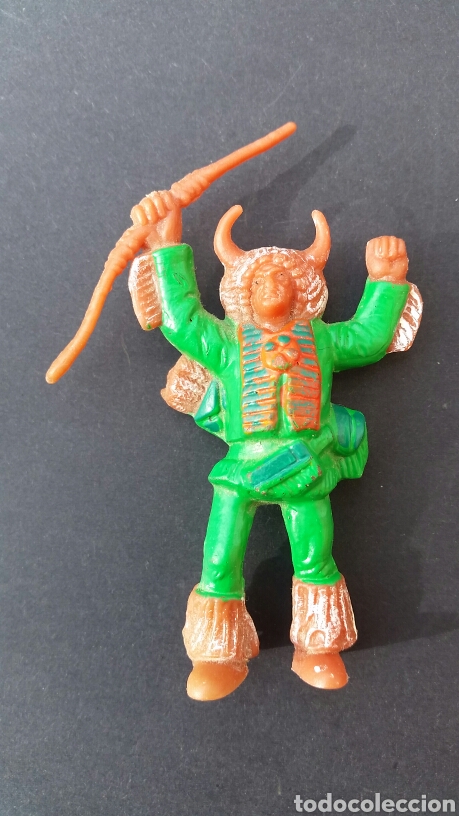 Figuras de goma y PVC: LOTE FIGURAS OESTE PL&Aacute;STICO pvc COMANSI - Foto 9