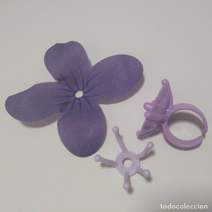 Kinder &Uuml;berraschung: kinder anillo ni&ntilde;a flor flower lila ring