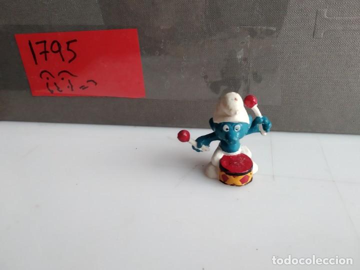 Figuras de goma y PVC: ANTIGUA FIGURA PITUFO - Foto 2