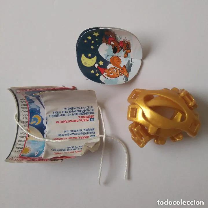 Kinder Figures: kinder navidad 2018 colgante en bola en 590 figura mu&ntilde;eco arbol navidad en590 dorada