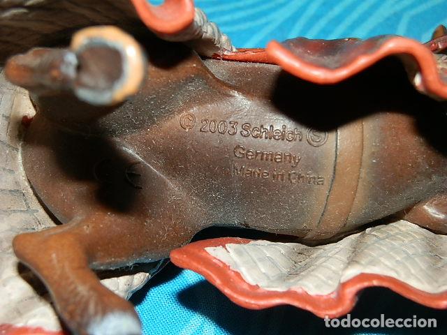 Figuras de goma y PVC: CABALLO MEDIEVAL DE SCHLEICH, FLOR DE LIS, 2003 - Foto 7
