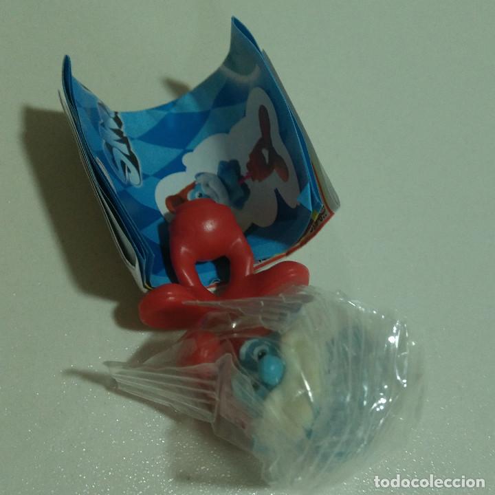 Kinder Figures: kinder serie ft pitufo papa pirufo smurf peyo terciopelo suave precintado