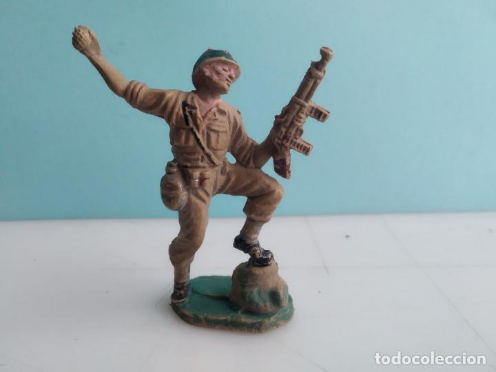 Figuras de Borracha e PVC: ANTIGUA FIGURA DE LA SEGUNDA GUERRA MUNDIAL PLASTICO