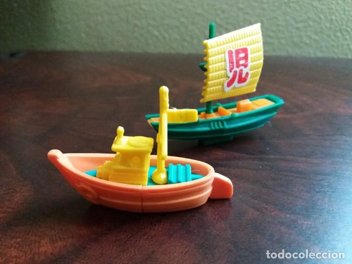 Figuras de goma Kinder: DOS BARCOS KINDER. - Foto 1